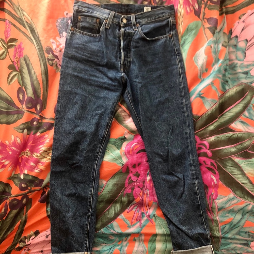High Waisted Levis 501 Skinny Jeans
